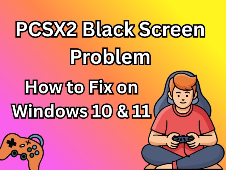 pcsx2 black screen problem